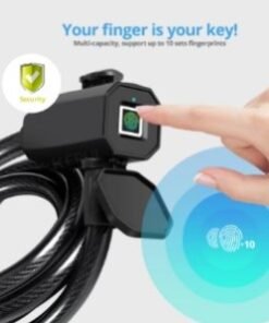 KERUI-candado con huella digital para bicicleta