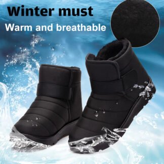 Botas de nieve impermeables, INVIERNO, botines de piel, zapatos cálidos , Unisex.