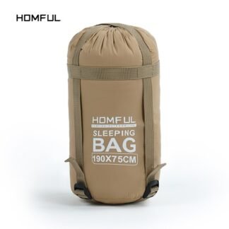 Saco de dormir para exterior ultraligero portátil para adulto, Para acampar y hacer senderismo, sacos de dormir para primavera y otoño.