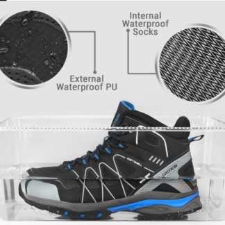 GRITION-Botas de senderismo impermeables para hombre