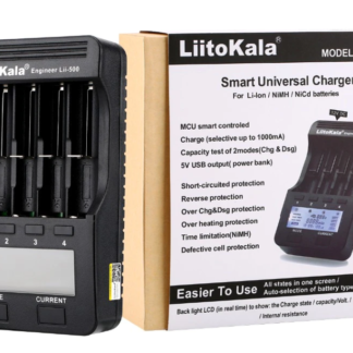 LiitoKala-Cargador de batería Lii-500 LCD