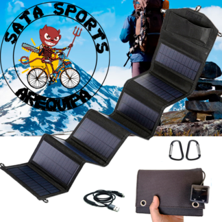 Panel Solar plegable para exteriores 8 Cuerpos (20W)