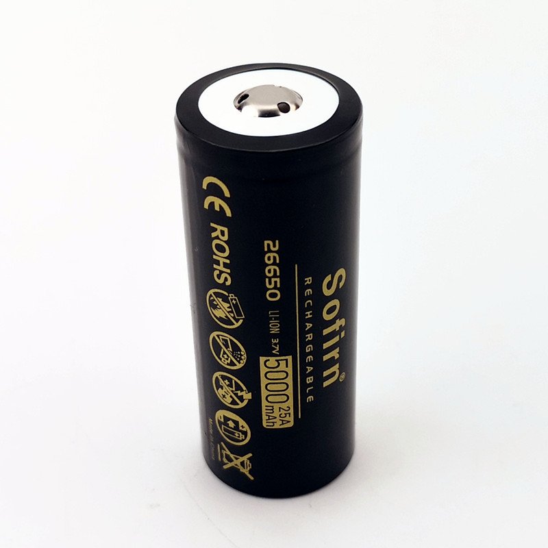 Sofirn-batería recargable 5C para linterna LED, pila de litio con drenaje de alta descarga - Imagen 2
