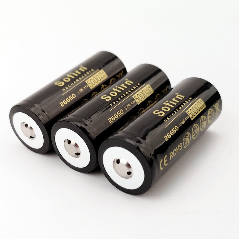 Sofirn-batería recargable 5C para linterna LED, pila de litio con drenaje de alta descarga - Imagen 3
