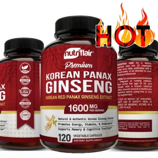 Extracto de ginseng rojo puro: suplemento de resistencia natural