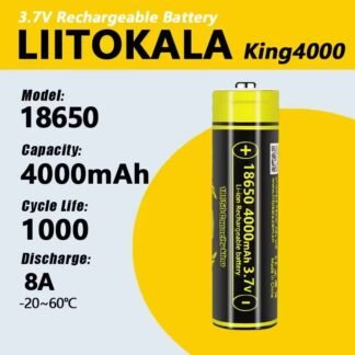 Bateria de litio Liitokala King 4000