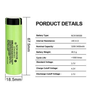 Baterías, Pilas litio 18650, 3.7v 3400mah verificadas. Capacidad REAL.