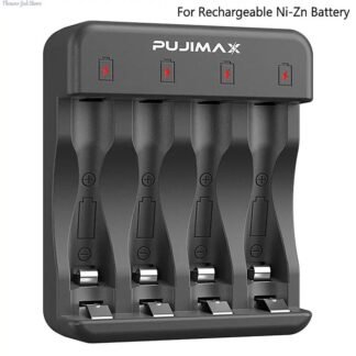 Cargador para 4 pilas AA o AAA NIZN 1.6V, Marca PUJIMAX