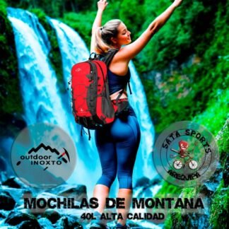 Mochila de senderismo, Mochila de montañismo, Mochila Todo Terreno. Alta Calidad 40L