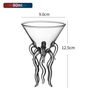 Par de copas Decorativas Modelo Pulpo