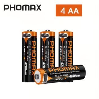 Pilas recargables AA de litio 1.5V
